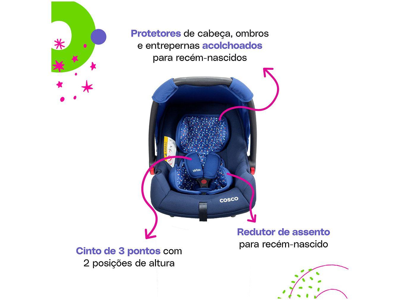 Bebê Conforto Cosco Kids 1 Posição Wizz