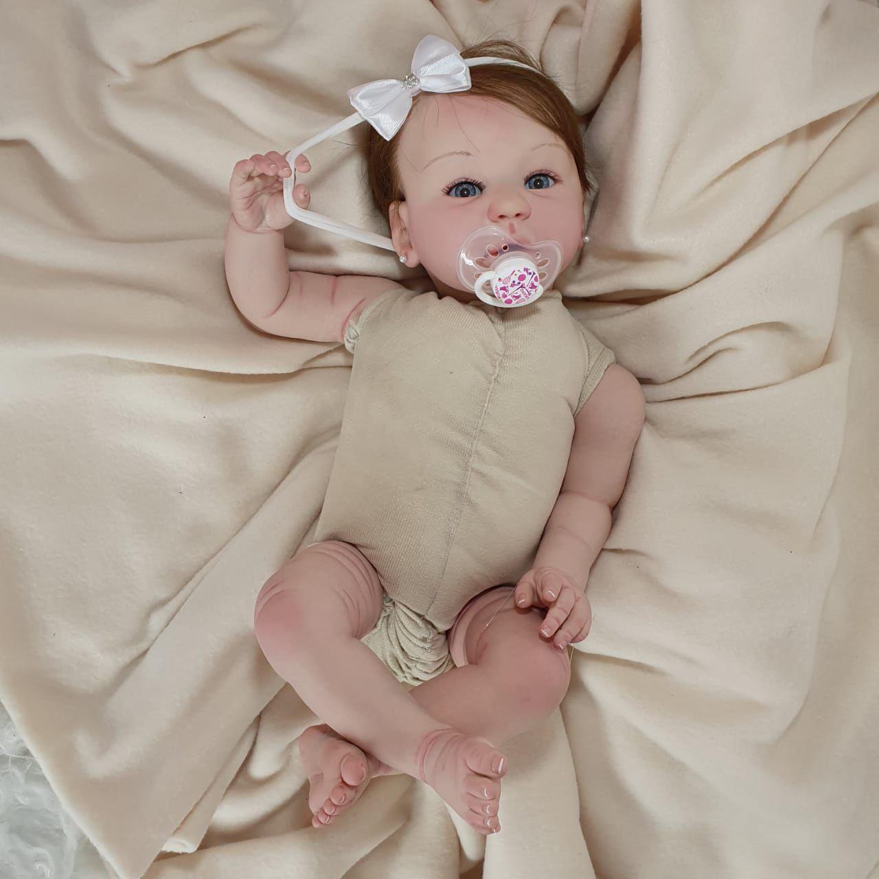 Bebe Reborn Killyn Enxoval Boneca Corpo De Tecido Barato Nacional Bonecas Magazine Luiza