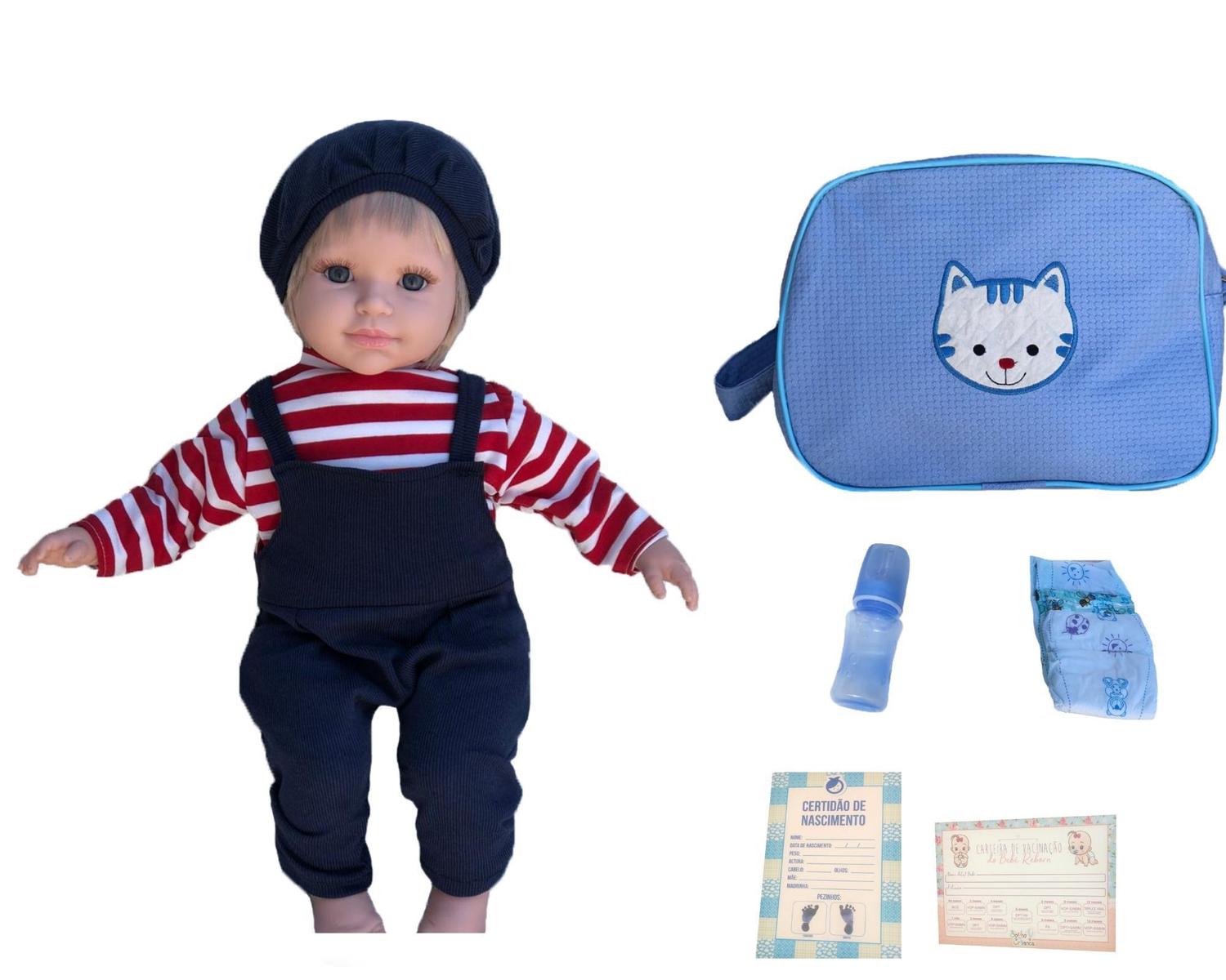 Bebe Reborn Menino Relista Com Cilios Acessorios E Bolsa Maternidade Doce Magia Bonecas Magazine Luiza