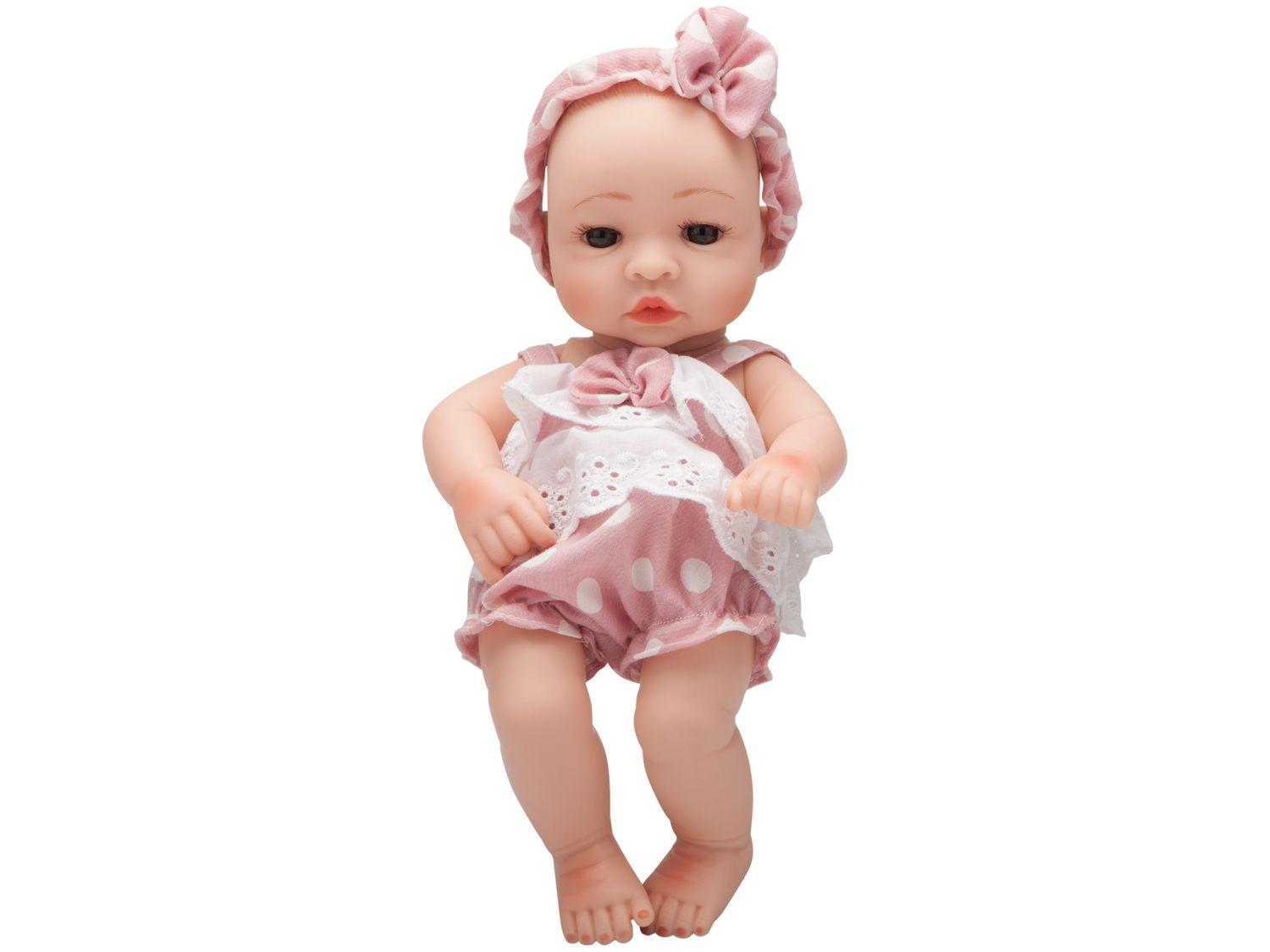 Bebê Reborn Mini Lauren Laura Baby 30cm - com Acessórios, Shopping