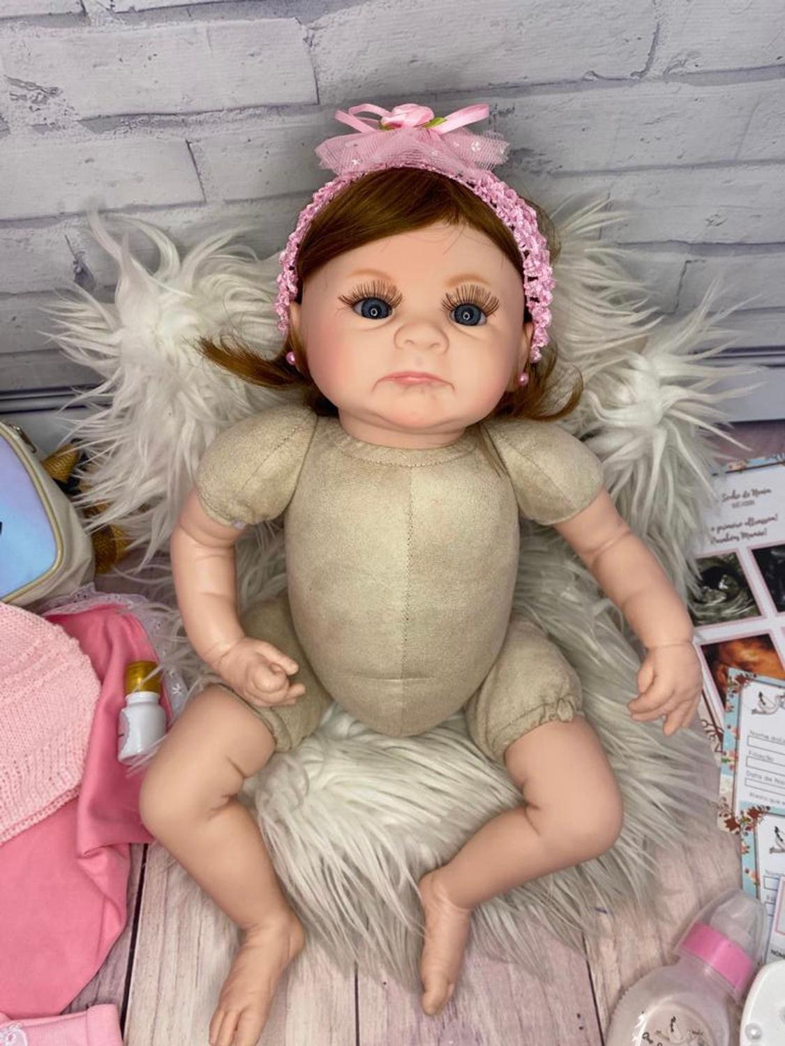 Boneca Bebê Reborn Original Articulada Original no Shoptime