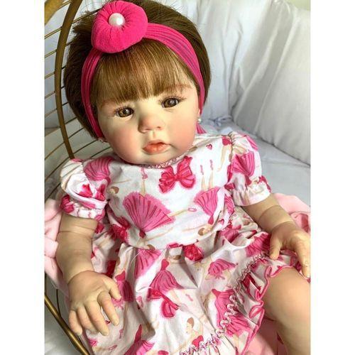 Bebe Reborn Realista Corpo Vinil E Pano Abigail Infantil Presente Doll Artesanato Sbc Bonecas Magazine Luiza