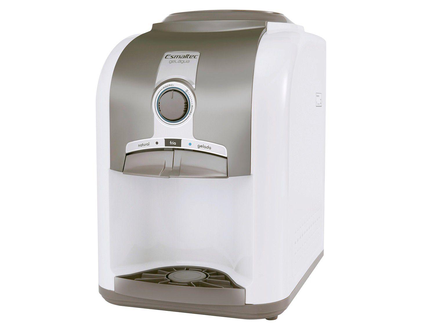 Bebedouro de Água Esmaltec de Mesa - Refrigerado por Compressor Gelágua ...
