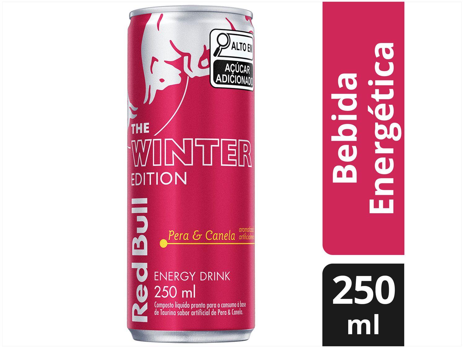 Bebida Energética Red Bull Winter Edition Pera e Canela 250ml