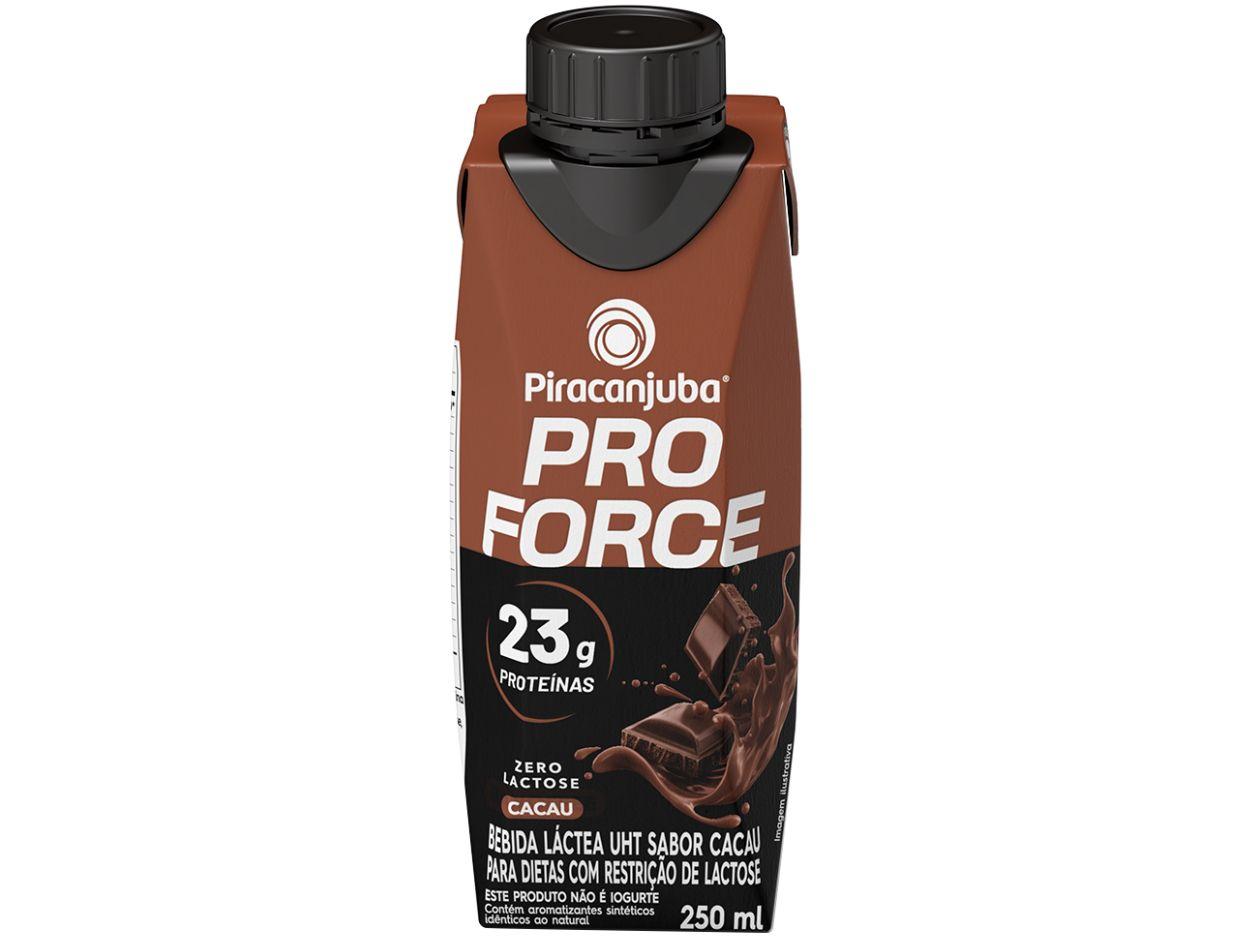 Bebida Láctea com 23g de Proteína Piracanjuba ProForce Cacau Zero Lactose 250ml