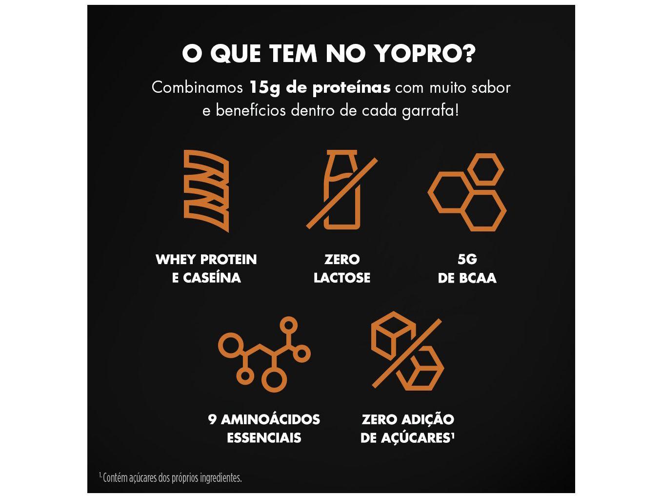 Bebida Láctea UHT com 15g de Proteínas Danone YoPRO Doce de Leite Havanna 250ml