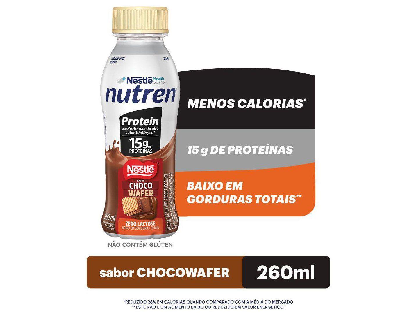 Bebida Láctea UHT com 15g de Proteínas Nestlé Nutren Protein