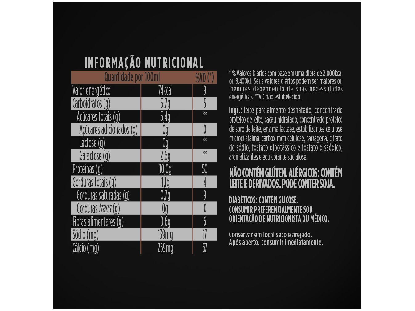 Bebida Láctea UHT com 25g de Proteínas YoPRO