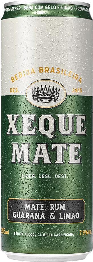 Bebida Rum Limão Mate Guaraná.xeque Mate 12latas De 355ml