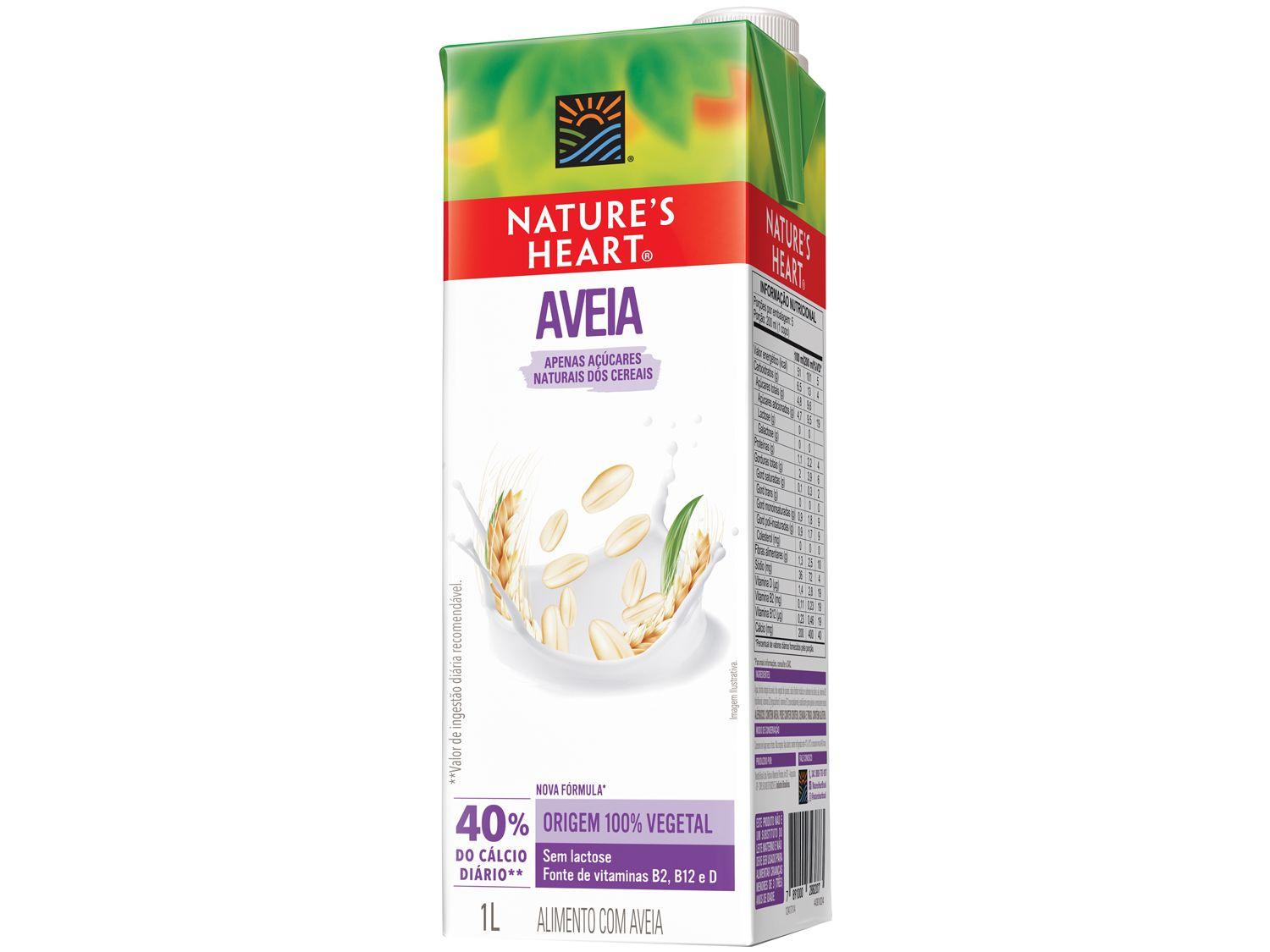 Bebida Vegetal de Aveia Natures Heart 1L