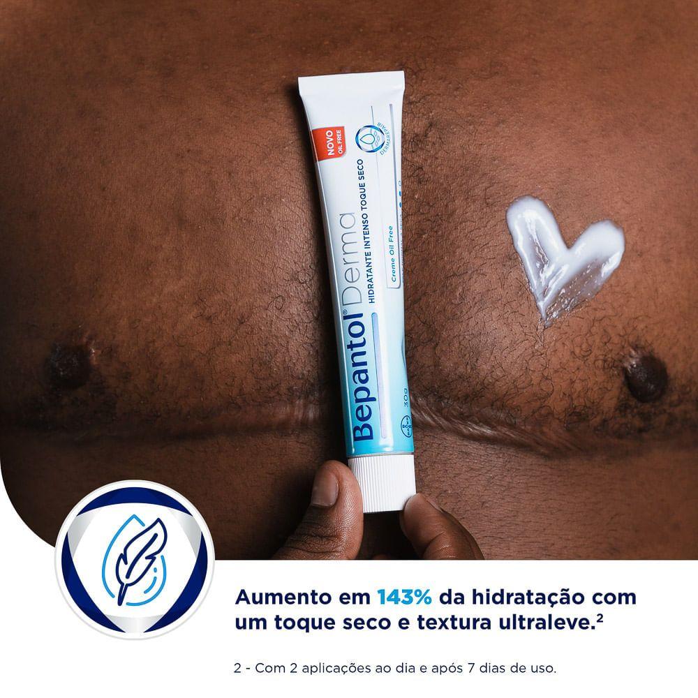 Bepantol Derma Creme Hidratante Toque Seco Oil Free 30g, Pele Normal a Seca  - Hidratante para as Mãos - Magazine Luiza