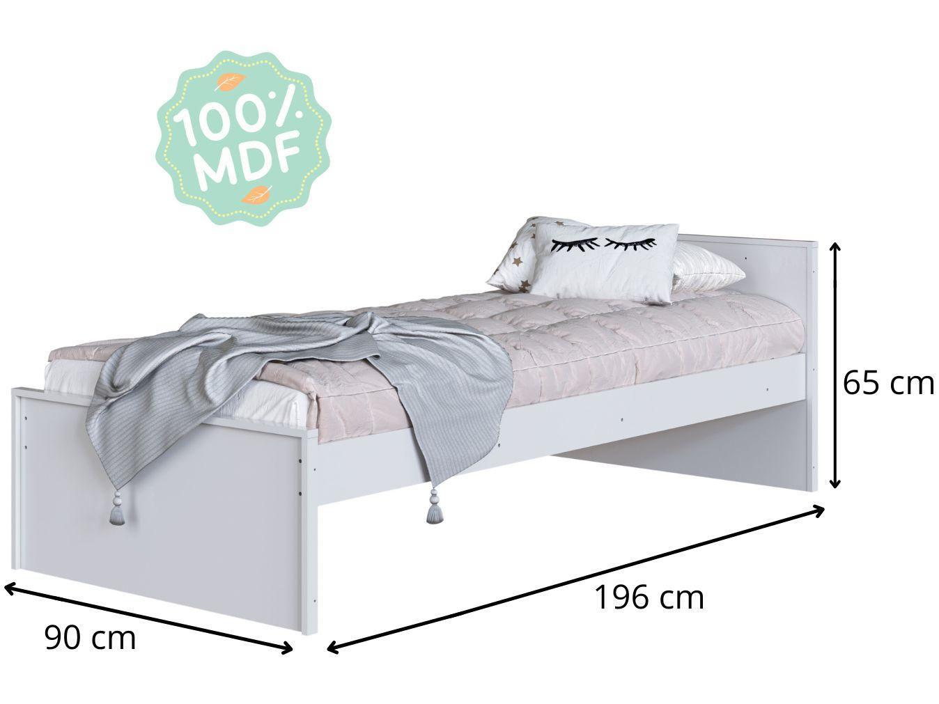 Berço 4 em 1 Branco Moveis Peroba Confort Multi