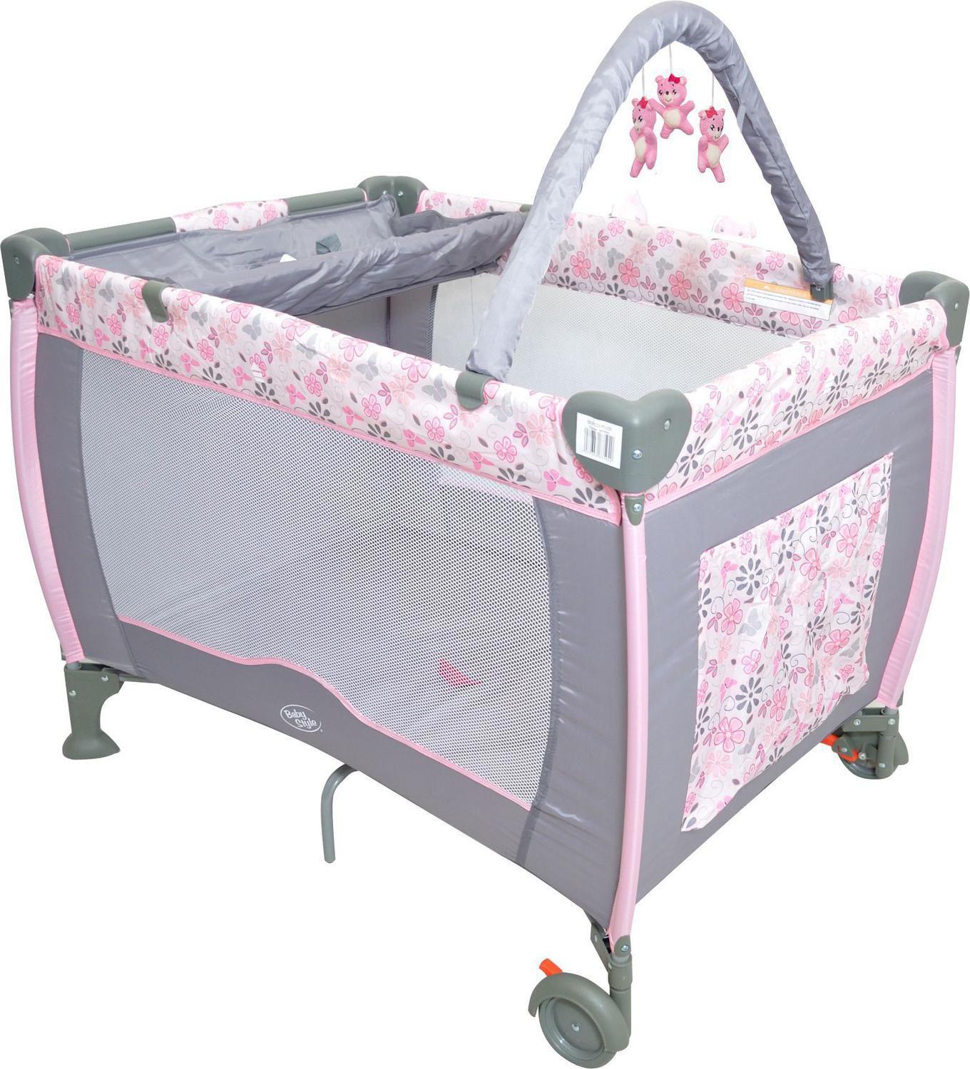 Berço Camping Plus Flores - Baby Style - Berço - Magazine Luiza