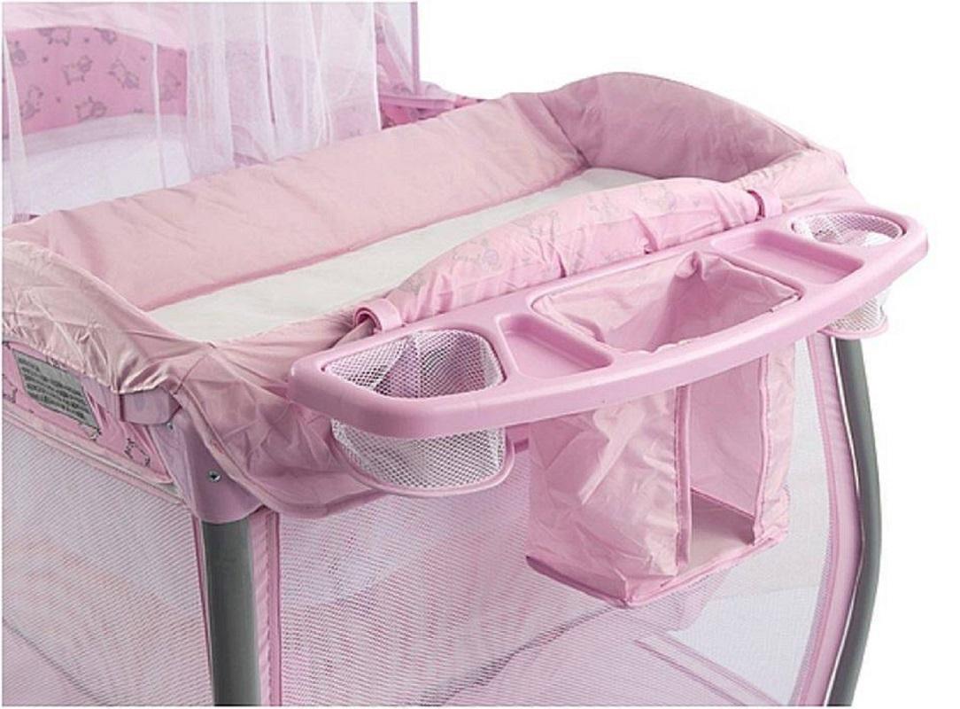 Berço aconchego burigotto rosa Clearance