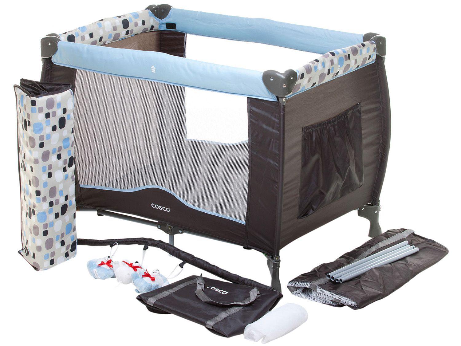 Berço Portátil Cosco Toybar Desmontável 2 Níveis de Altura para