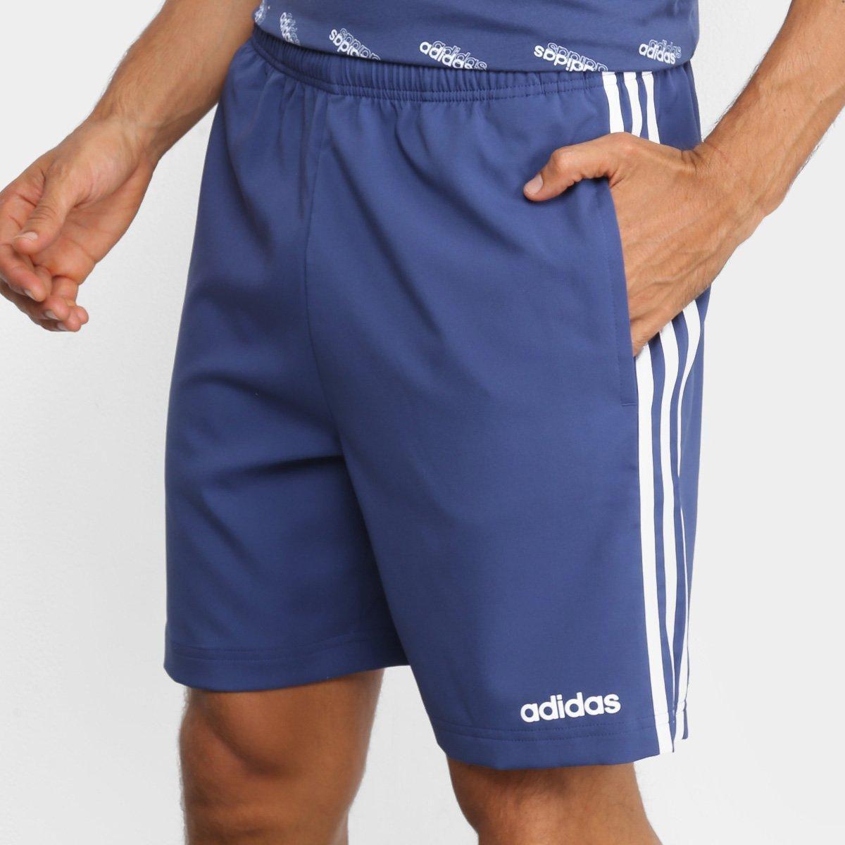 bermuda adidas essentials 3 stripes