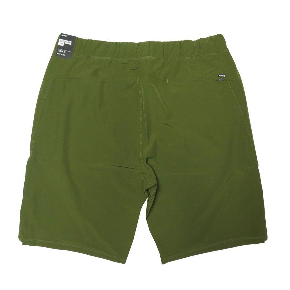Bermuda Agua Hurley Alpha Trainer 2.0 Verde Militar Bermuda Esportiva Magazine Luiza