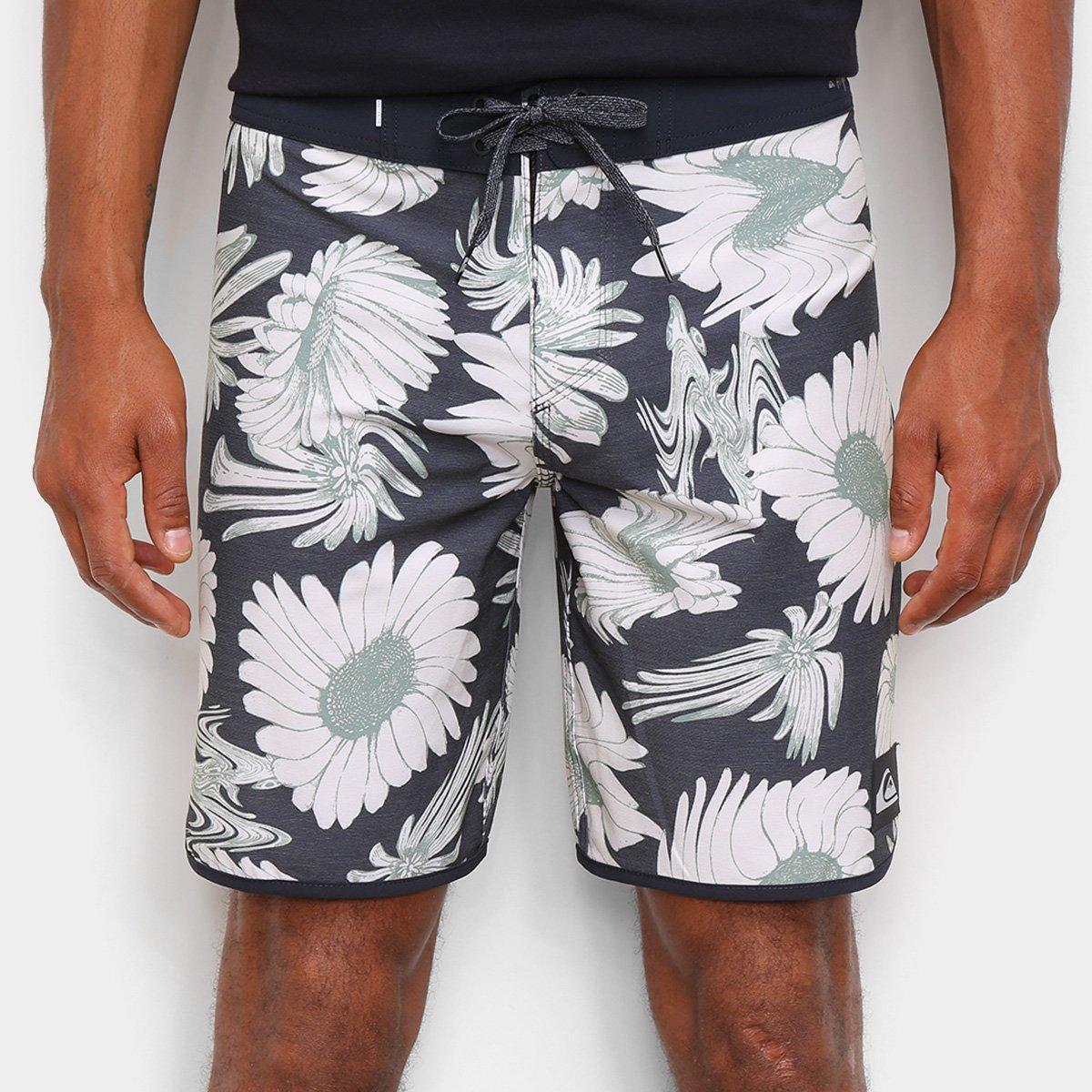 bermudas quiksilver netshoes