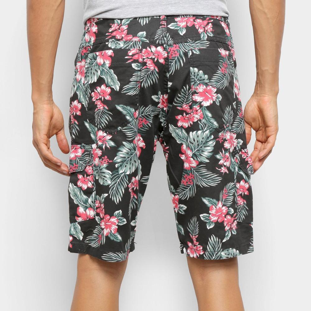 bermuda floral masculina
