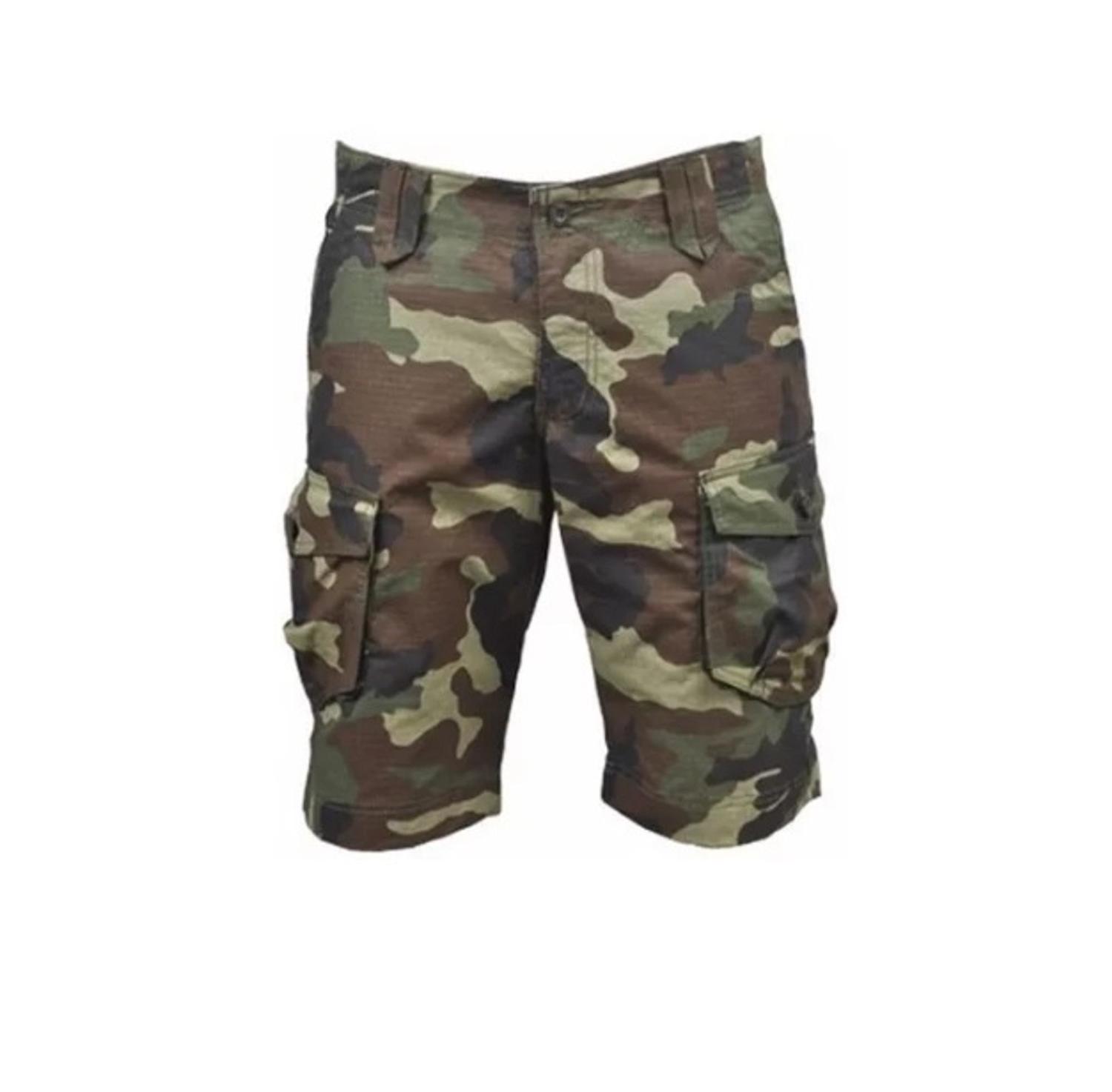 bermuda militar camuflada