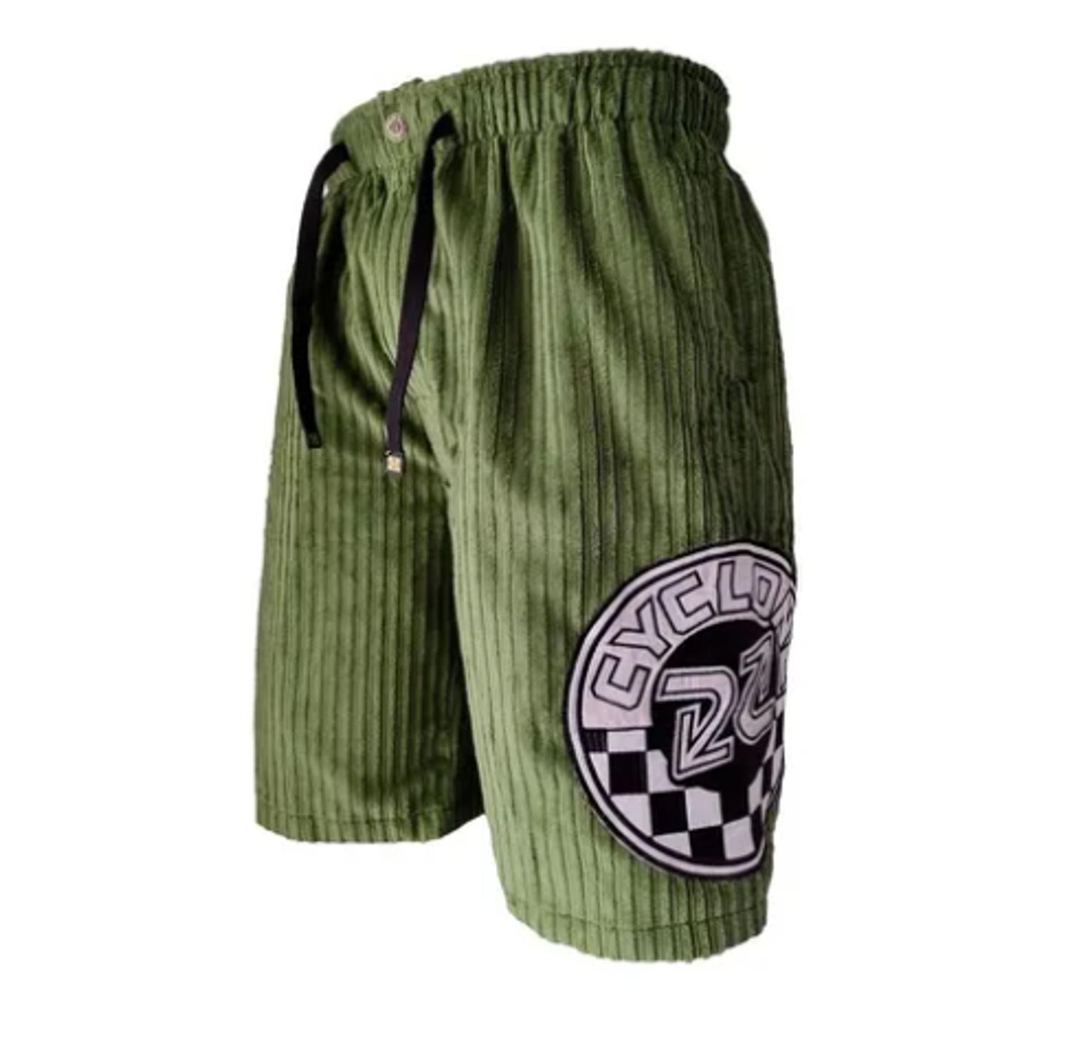 bermudas da cyclone de veludo