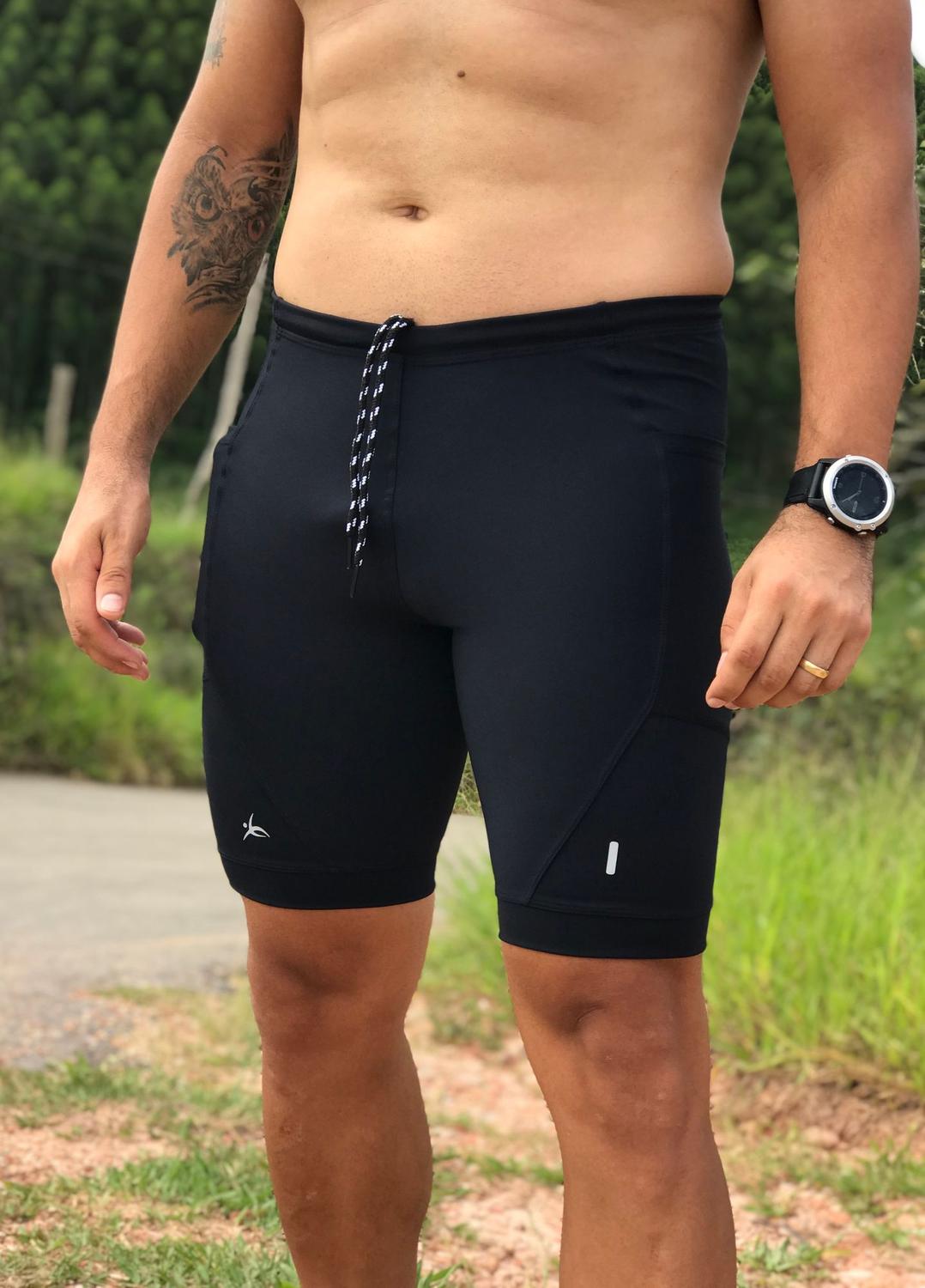 bermuda compressão corrida nike