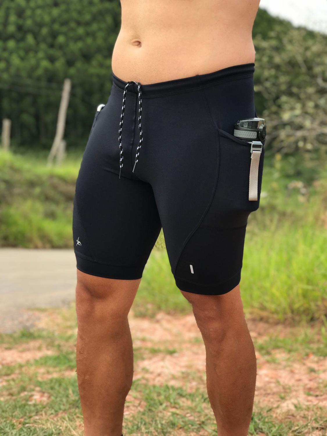 bermuda com bolso para corrida