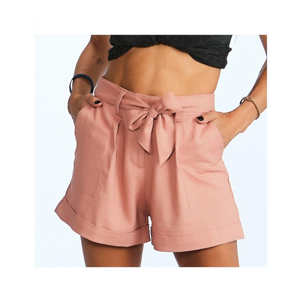 bermuda de linho feminina