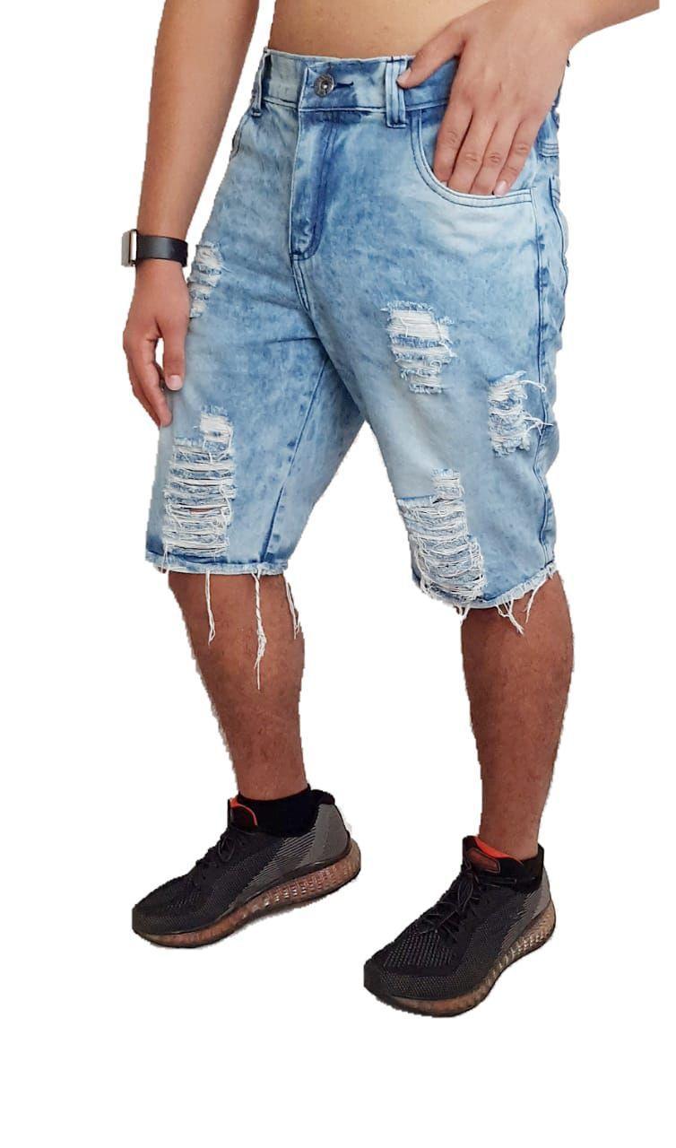 bermudas jeans claras