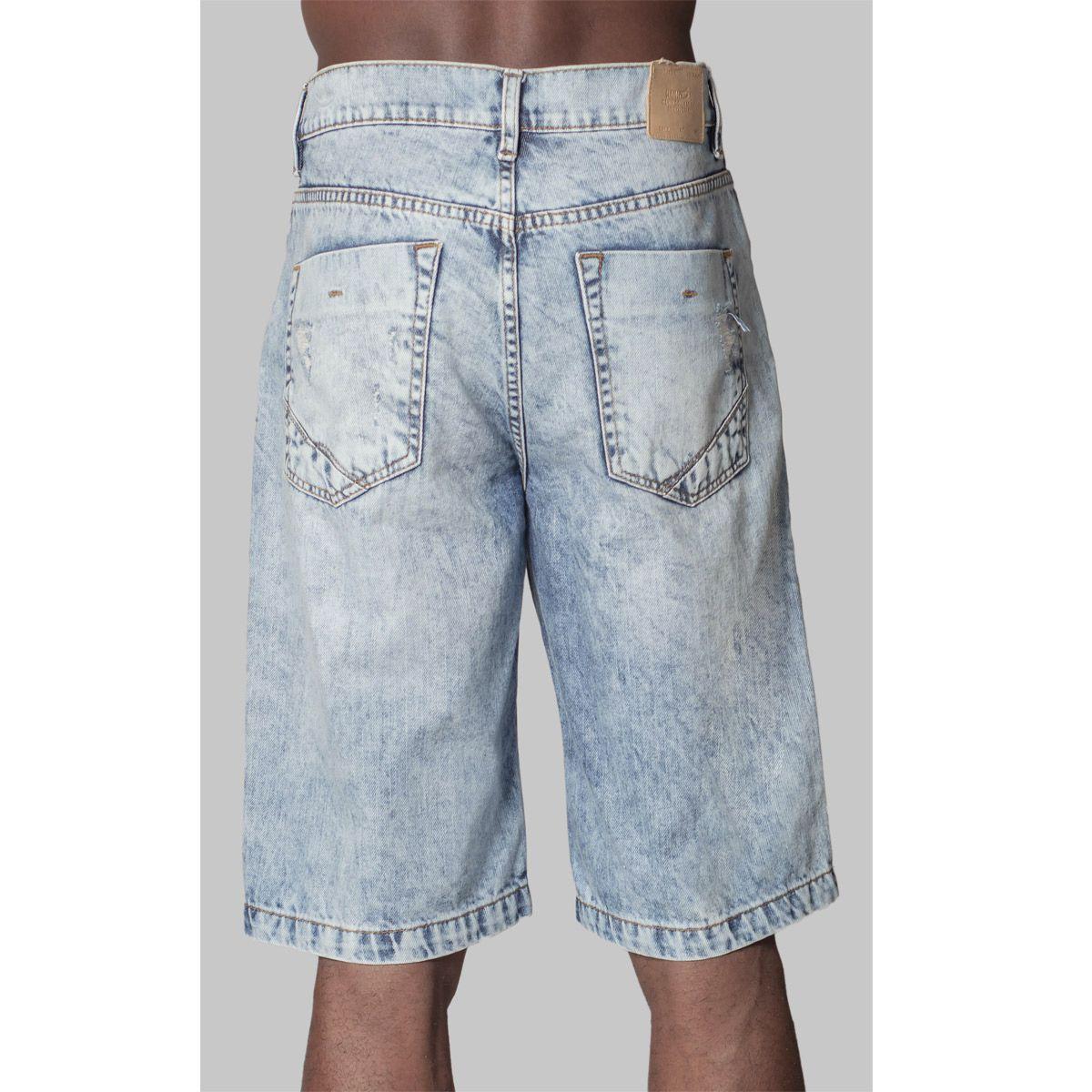 bermuda jeans gangster masculina