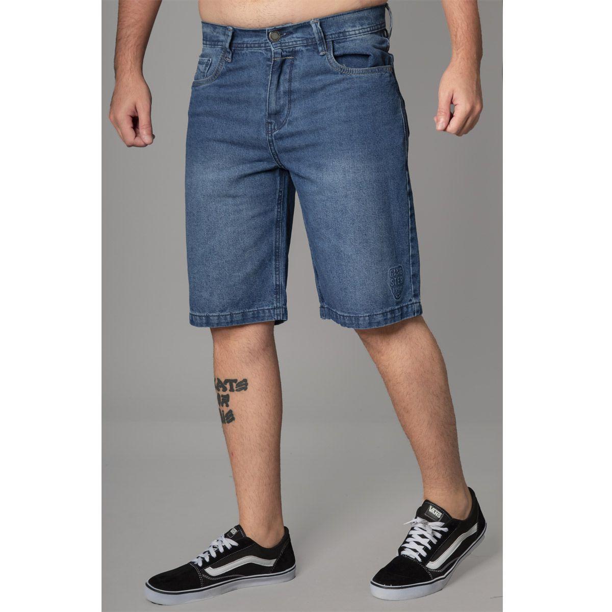 bermuda jeans gangster masculina