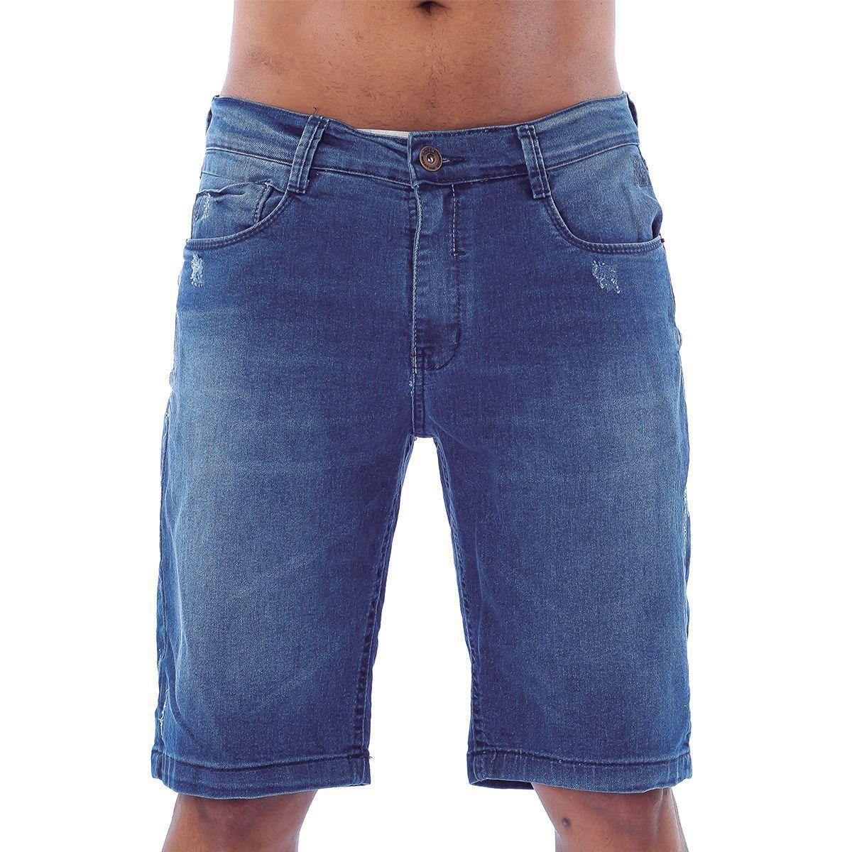 bermuda jeans gangster masculina