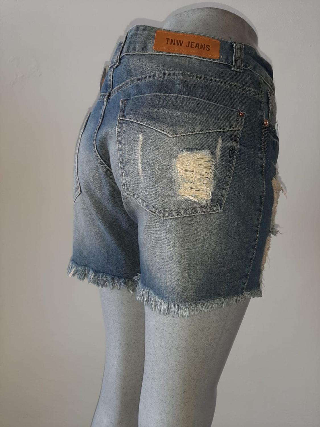 bermuda jeans feminina tamanho 48