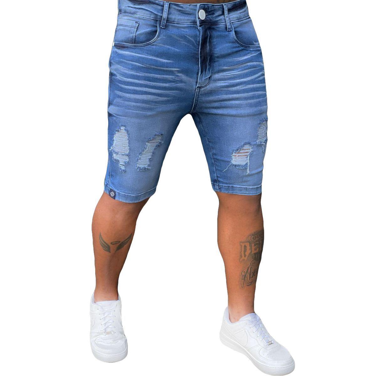 bermuda masculina justa