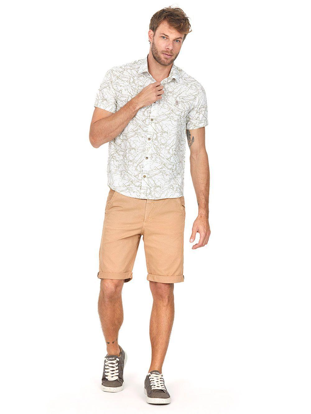 bermuda sarja masculina polo wear