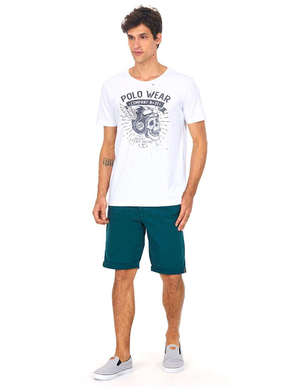 bermuda sarja masculina polo wear