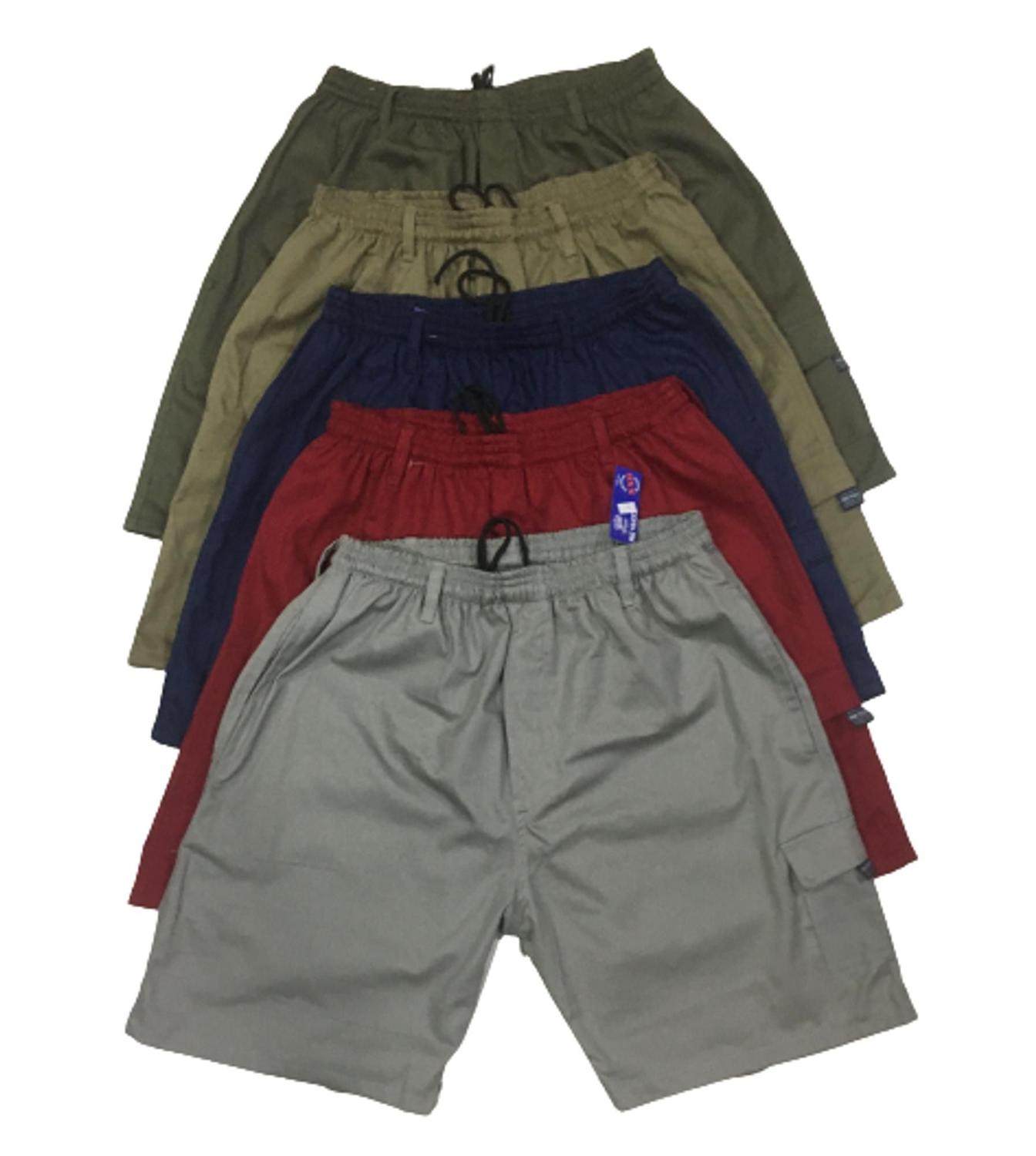 BERMUDA Masculina Tactel Reforçado Bolso Cargo Plus Size Extra