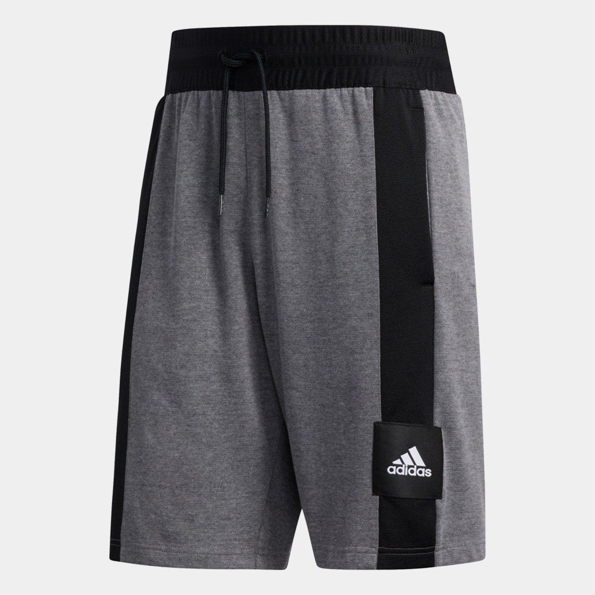 bermuda moletom da adidas