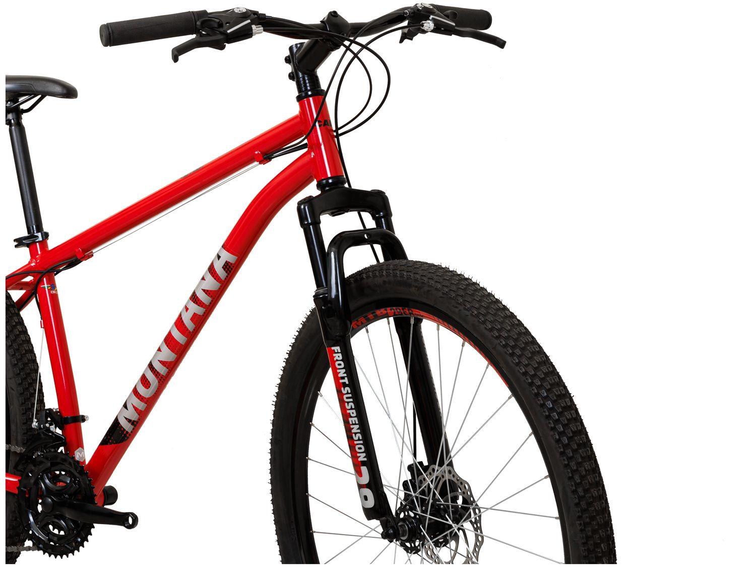 Bicicleta 29" Caloi Montana Freio a Disco 21 Marchas Câmbio Shimano