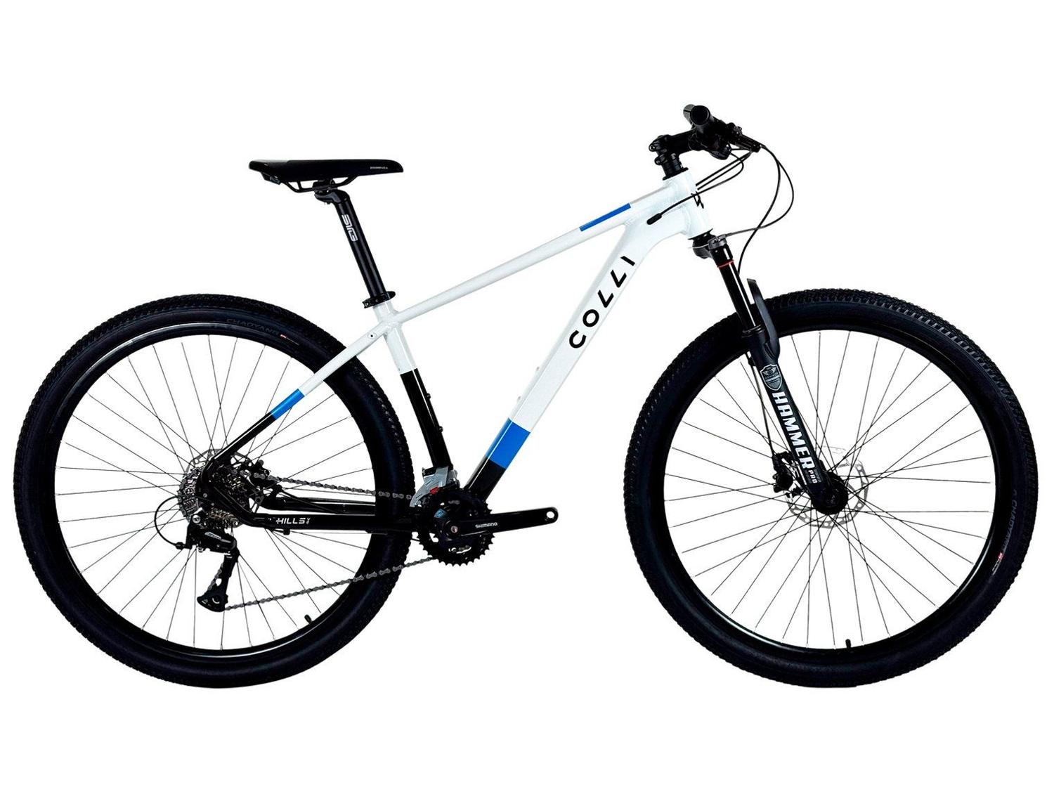 29" - Branco, Azul e Preto - 21"