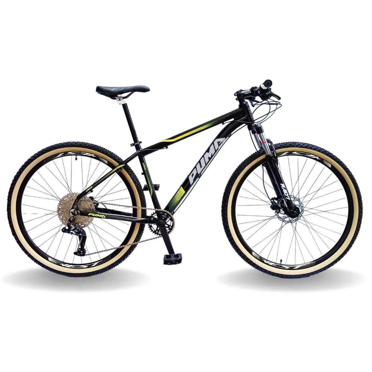 Bicicleta 29 puma lince 21v index, freio mec, susp 80mm rad7