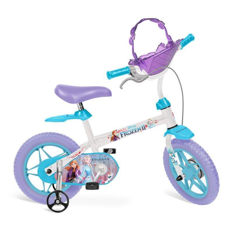 Bendecir Asco Conveniente Bicicleta Aro 12 - Disney - Frozen 2 - Branco, Azul e Roxo - Bandeirante -  Bicicleta - Magazine Luiza