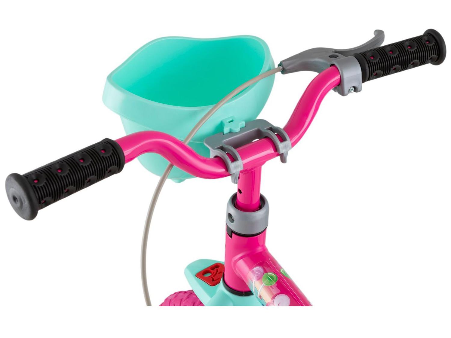 Bicicleta Aro 14 Infantil Bandeirante 3046 Sweet Game Rosa