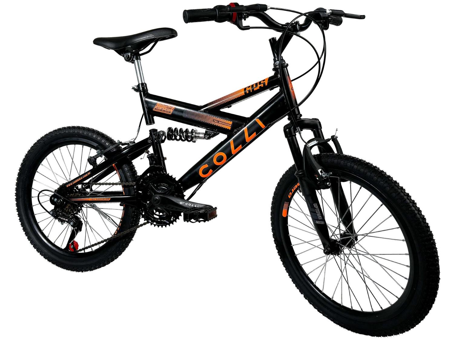 20" - Preto/Laranja - 14"
