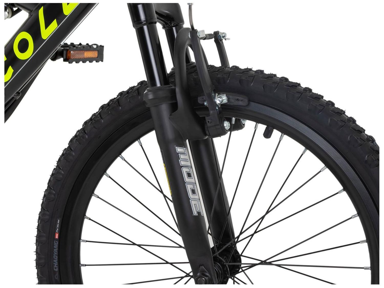 Bicicleta Aro 20" Colli GPS Freio V-Brake de Aço Carbono Suspensão Dupla
