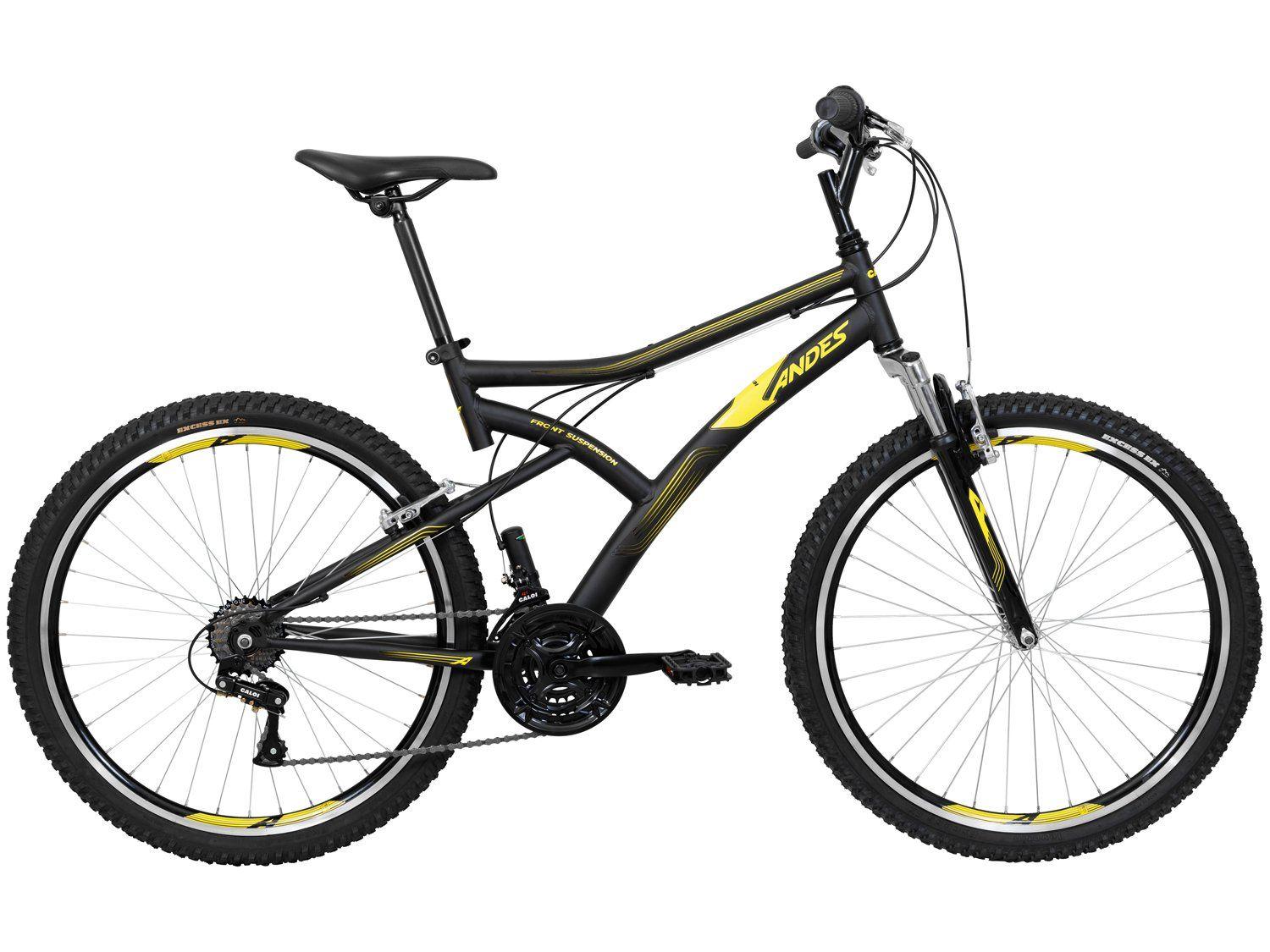 Bicicleta Aro 26" Caloi Andes Freio V-Brake 21 Marchas