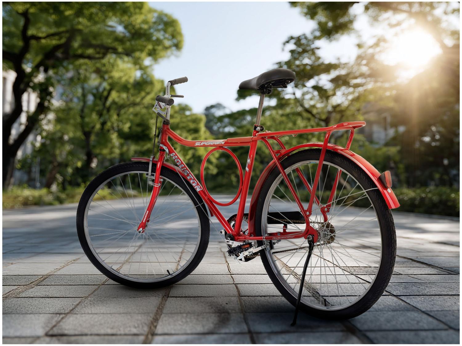 Bicicleta Aro 26 Houston Super Forte de Aço
