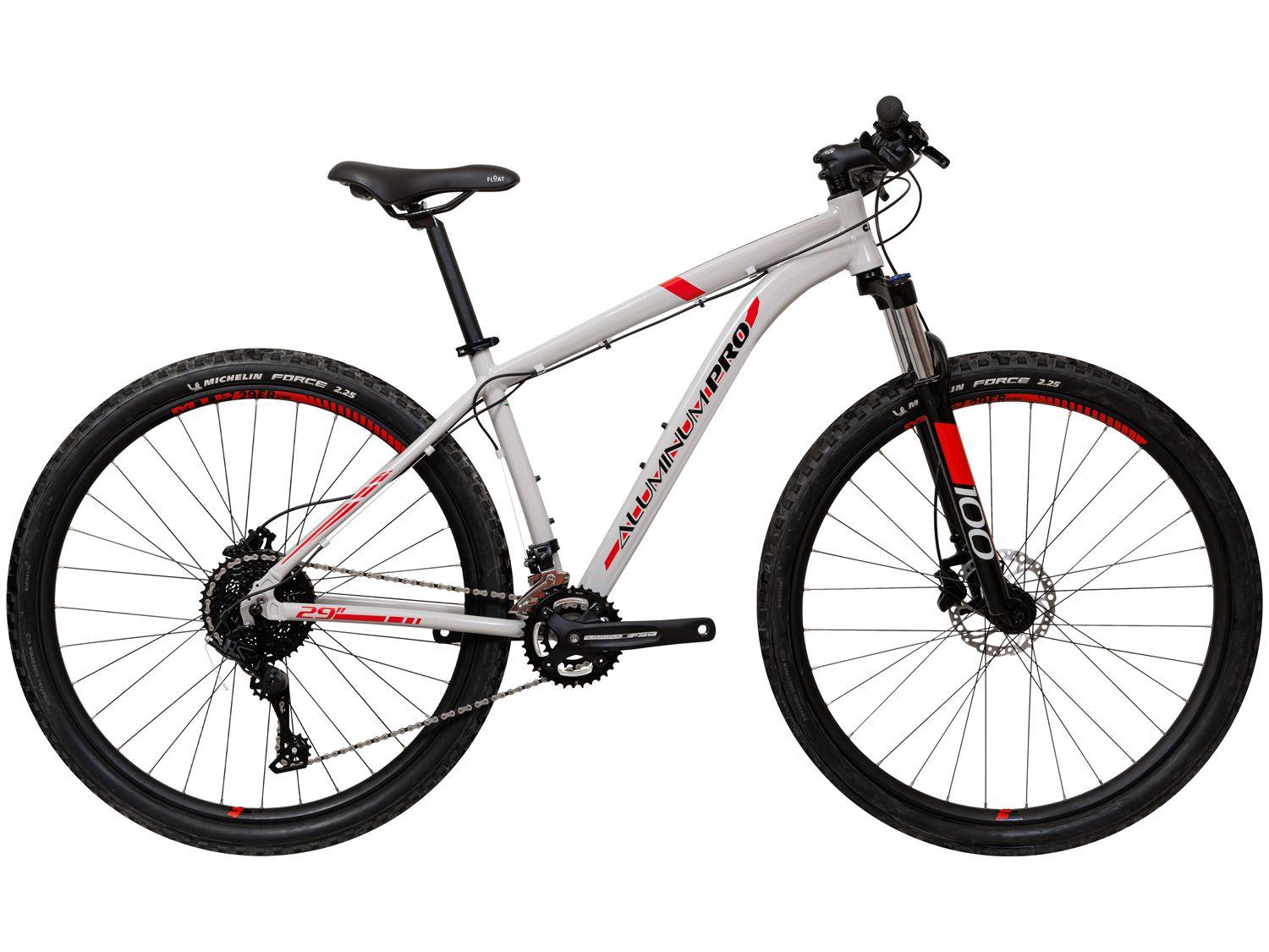 Bicicleta Aro 29" Caloi Aluminum Pro Freio a Disco Hidráulico 20 Marchas