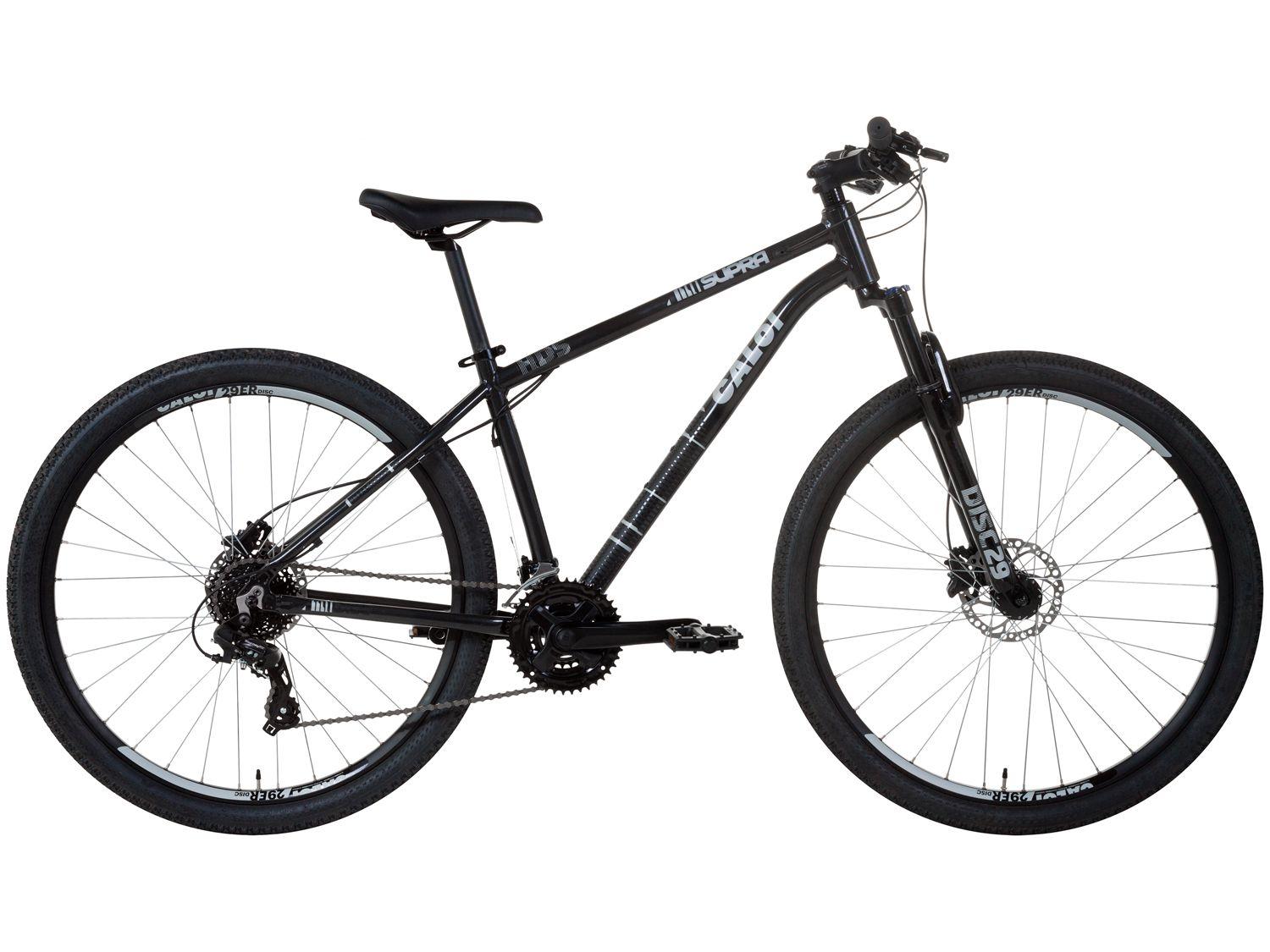 Bicicleta Aro 29 Caloi Supra HDS 24 Marchas Freio a Disco Hidraulico Alumínio Câmbio Shimano