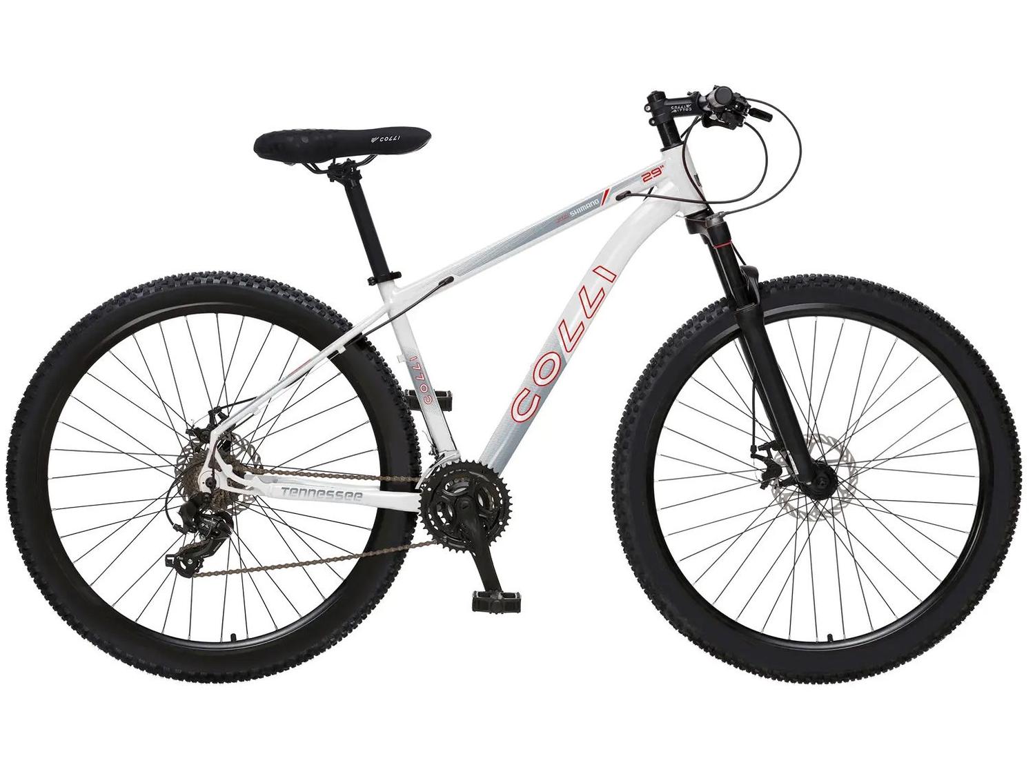 Bicicleta Aro 29 Colli Tenessee Freio a Disco de Alumínio 21 Marchas Câmbio Shimano